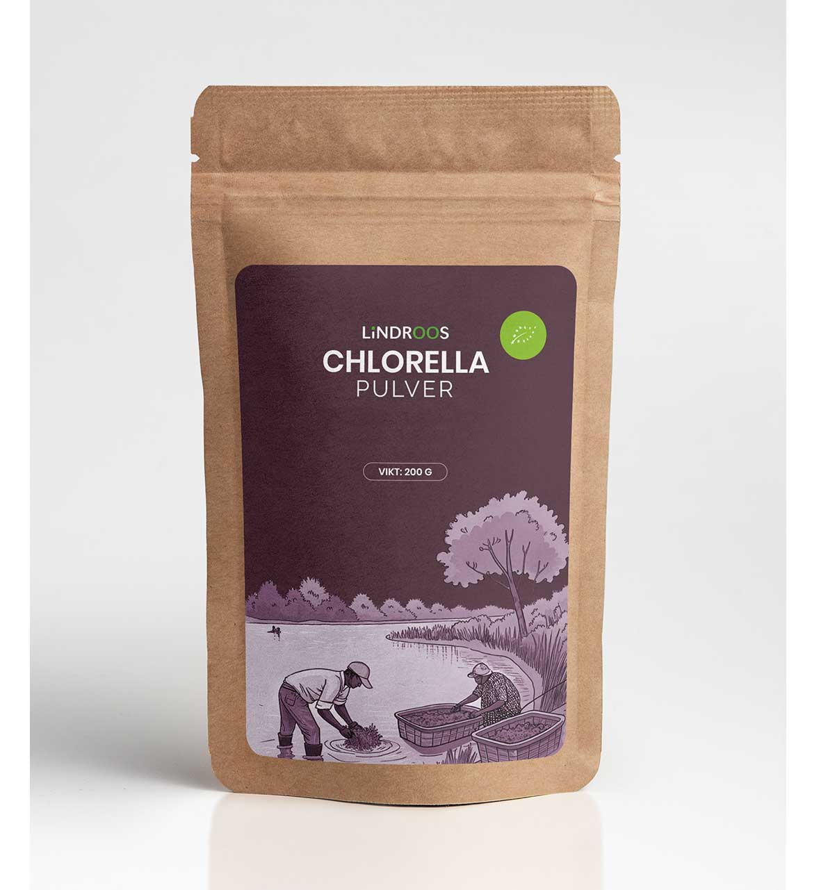Ekologiskt Chlorella Pulver